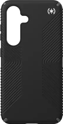 Speck - Presidio2 Grip Case + Magnet - Samsung Galaxy S25 - Black