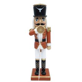 Santa's Workshop - Texas Longhorns 14" Bugler Nutcracker - Orange