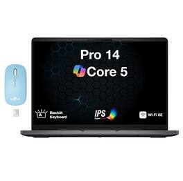 Dell - Pro 14 Laptop 14.0 WUXGA Display (Core 5 120U, 16GB, 512GB SSD, Win 11 Pro) w/Dockztorm Wireless Mouse - Magnetite