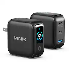 100W Max USB-C1: MINIX 100W Max USB-C2. 30W Max USB-A