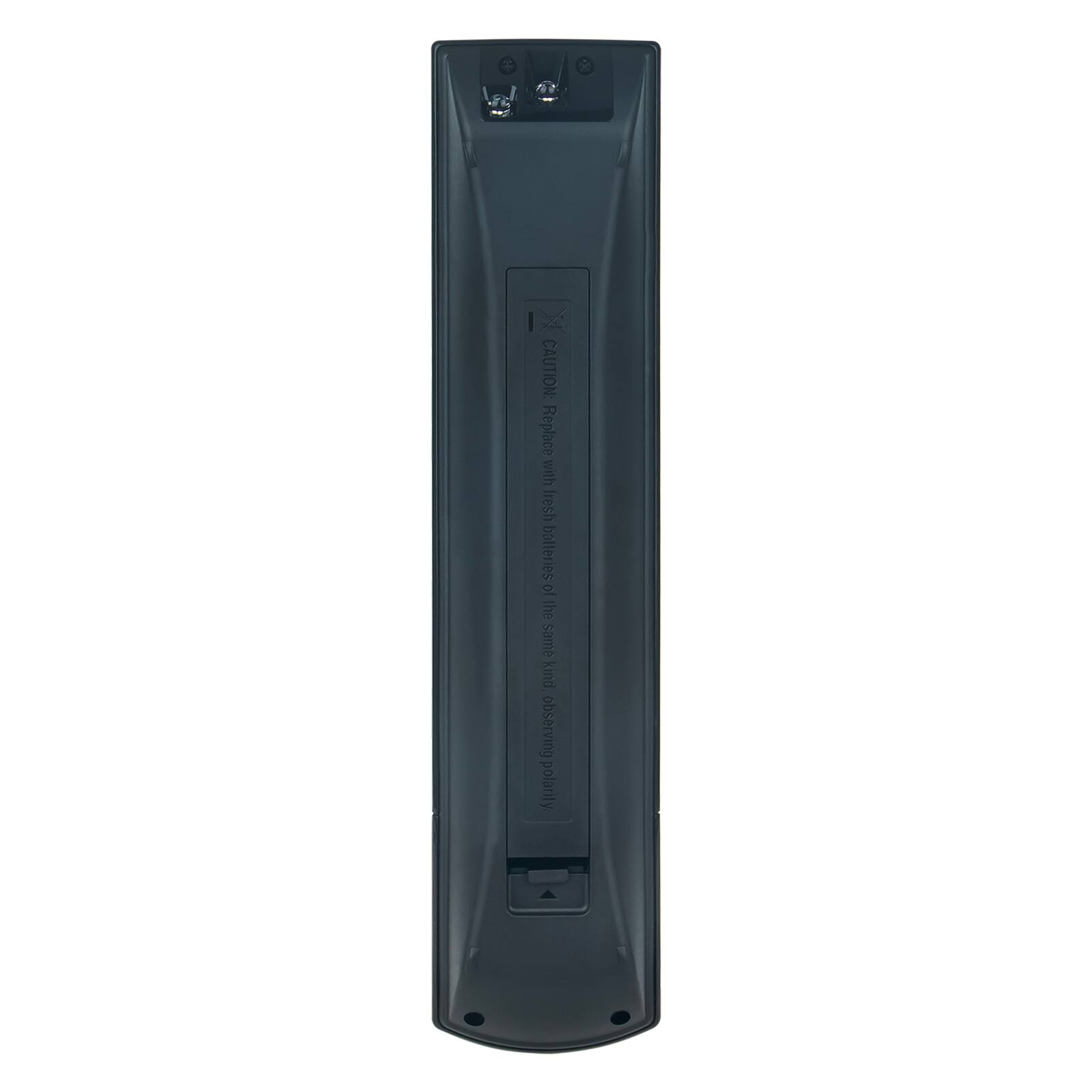 CAUTION: Replace with fresh batteries of the same kind, observing polarity.