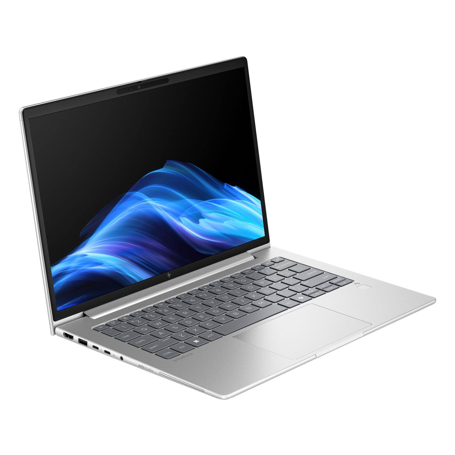 Alt View 2. HP - EliteBook 6 G1a 14 14" WUXGA AMD Ryzen 7 PRO 250 3.3 GHz 16GB DDR5 512GB SSD Windows 11 Pro Laptop - Silver.