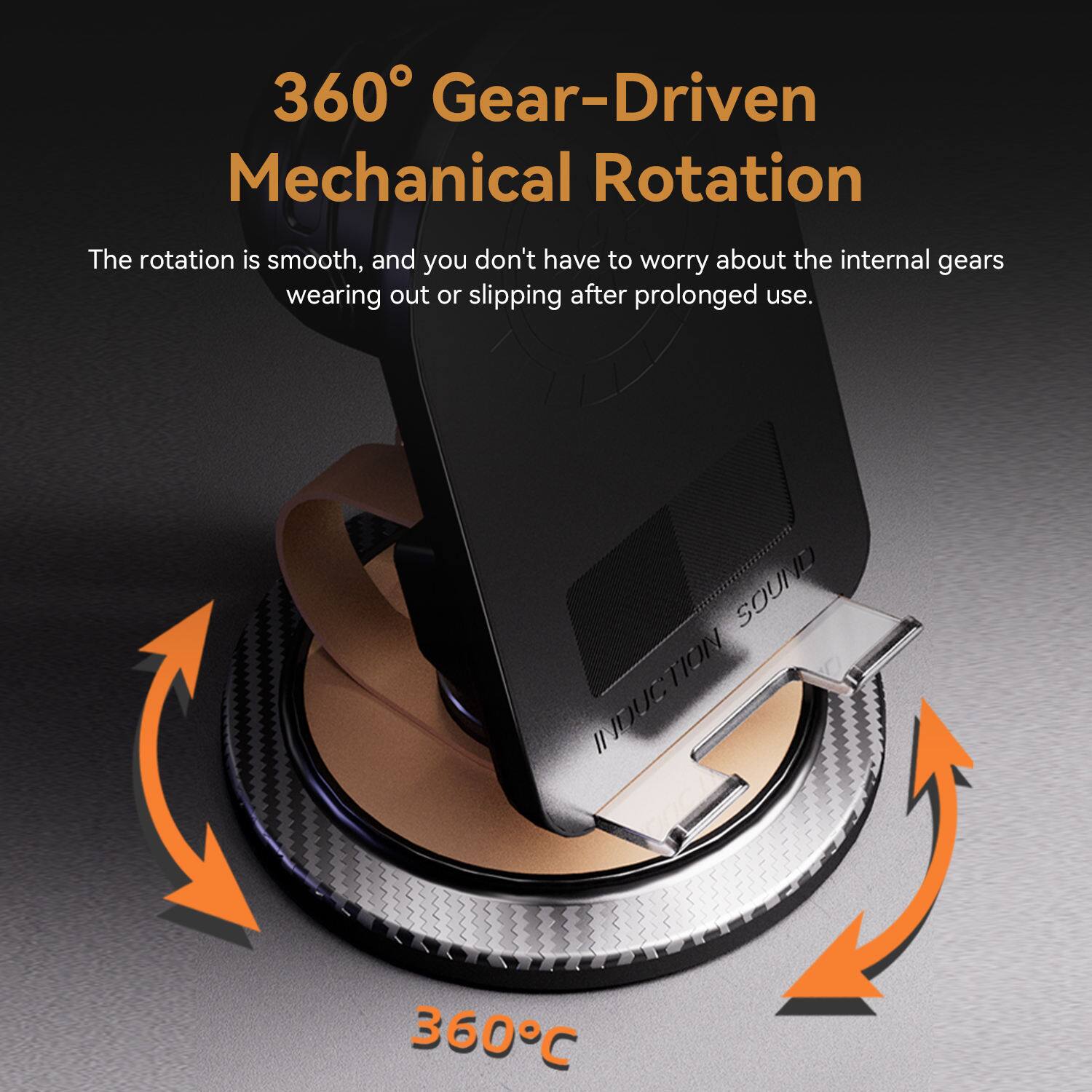 360° Gear-Driven Mechanical Rotation

The rotation is smooth, and you don't have to worry about the internal gears wearing out or slipping after prolonged use.