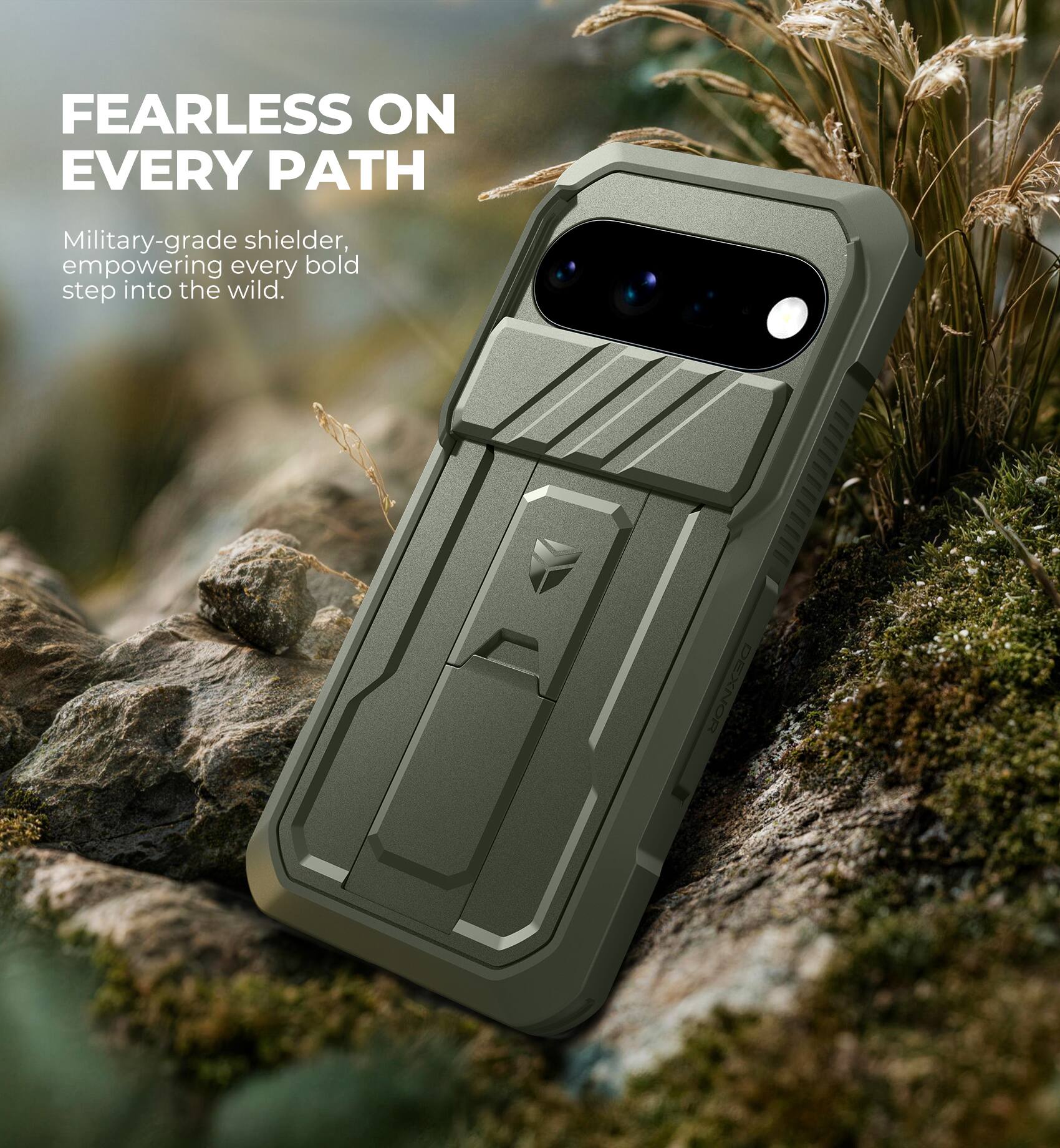 FEARLESS ON EVERY PATH

Military-grade shielder, empowering every bold step into the wild.

DEXNOR