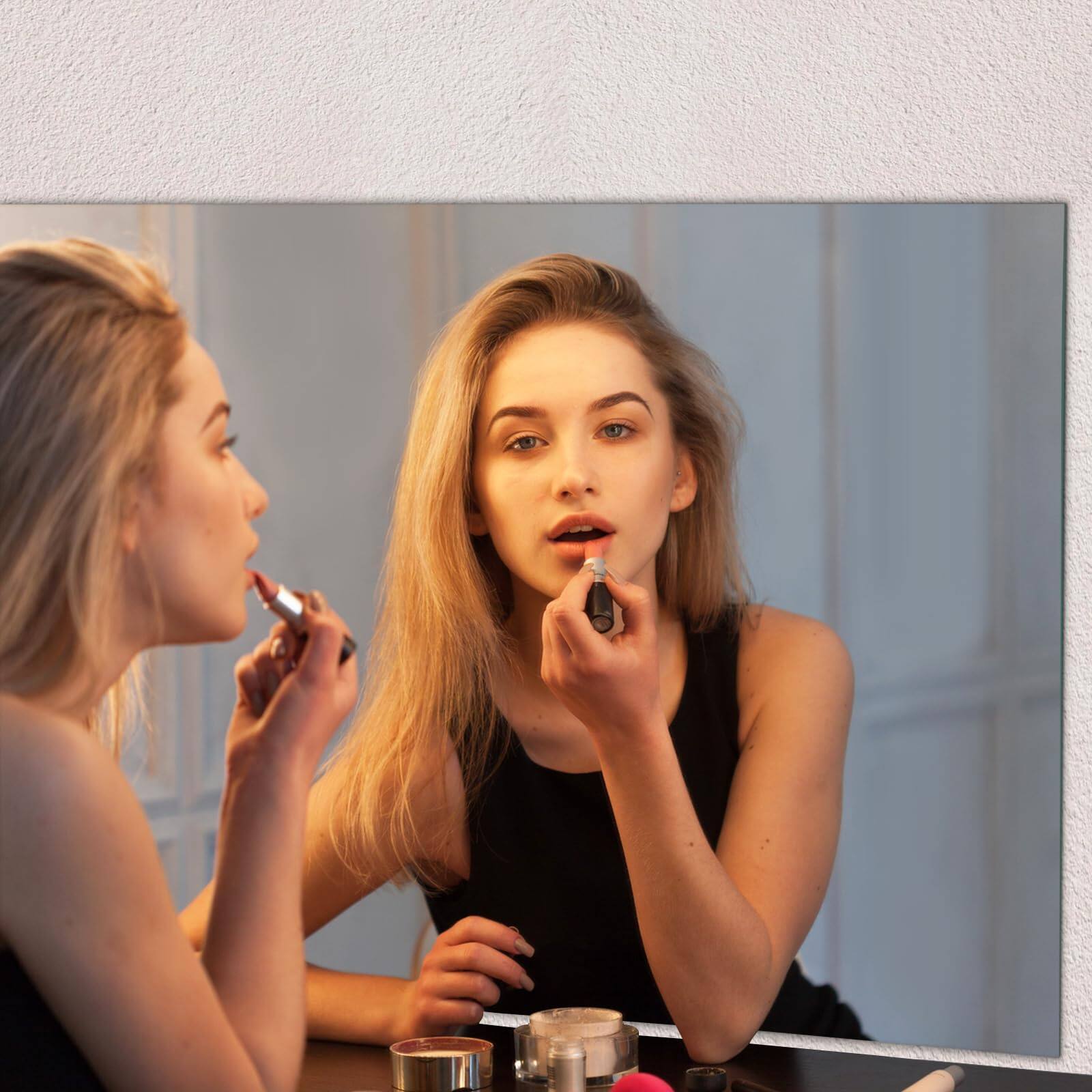 Alt View 8. Skar Audio - Frameless Wall 48 X 30 Modern Bathroom Mirrors For With Polished Edge Hangs Horizontally Or Vertically Upgr... - Right Angle-upgrade 18"L x 24"W.