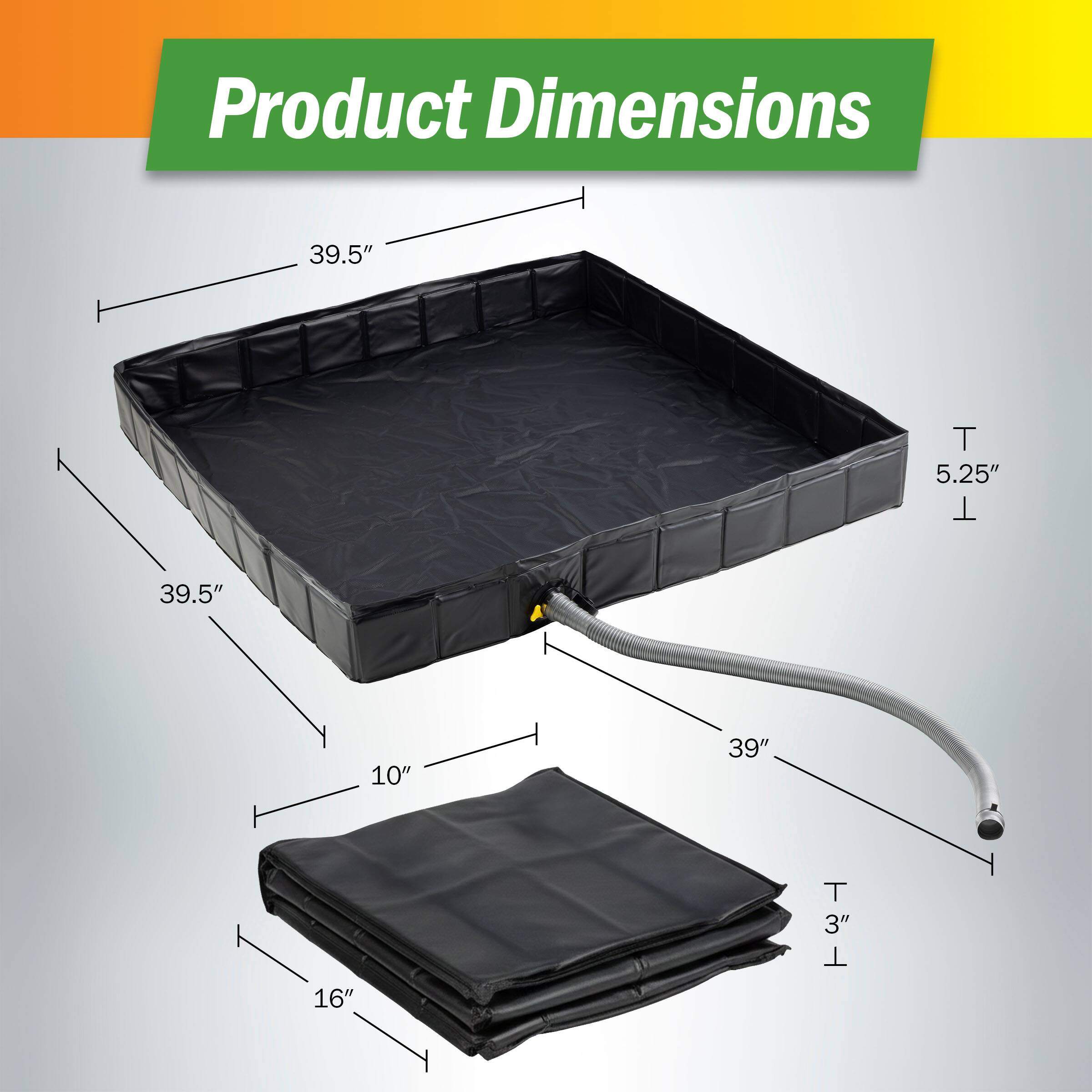 Product Dimensions  
39.5" T  
5.25" T  
39.5" A  
10"  
39"  
16"  
T3I  
3"