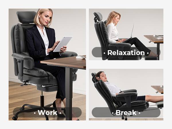 - Work
- Relaxation
- Break