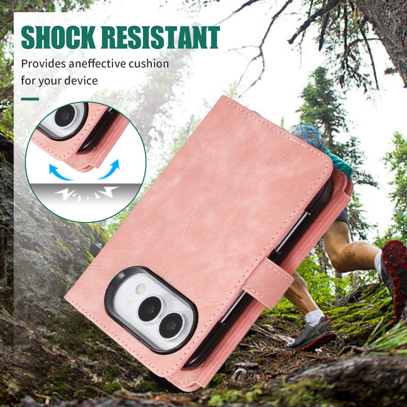 SHOCK RESISTANT  
Provides an effective cushion for your device