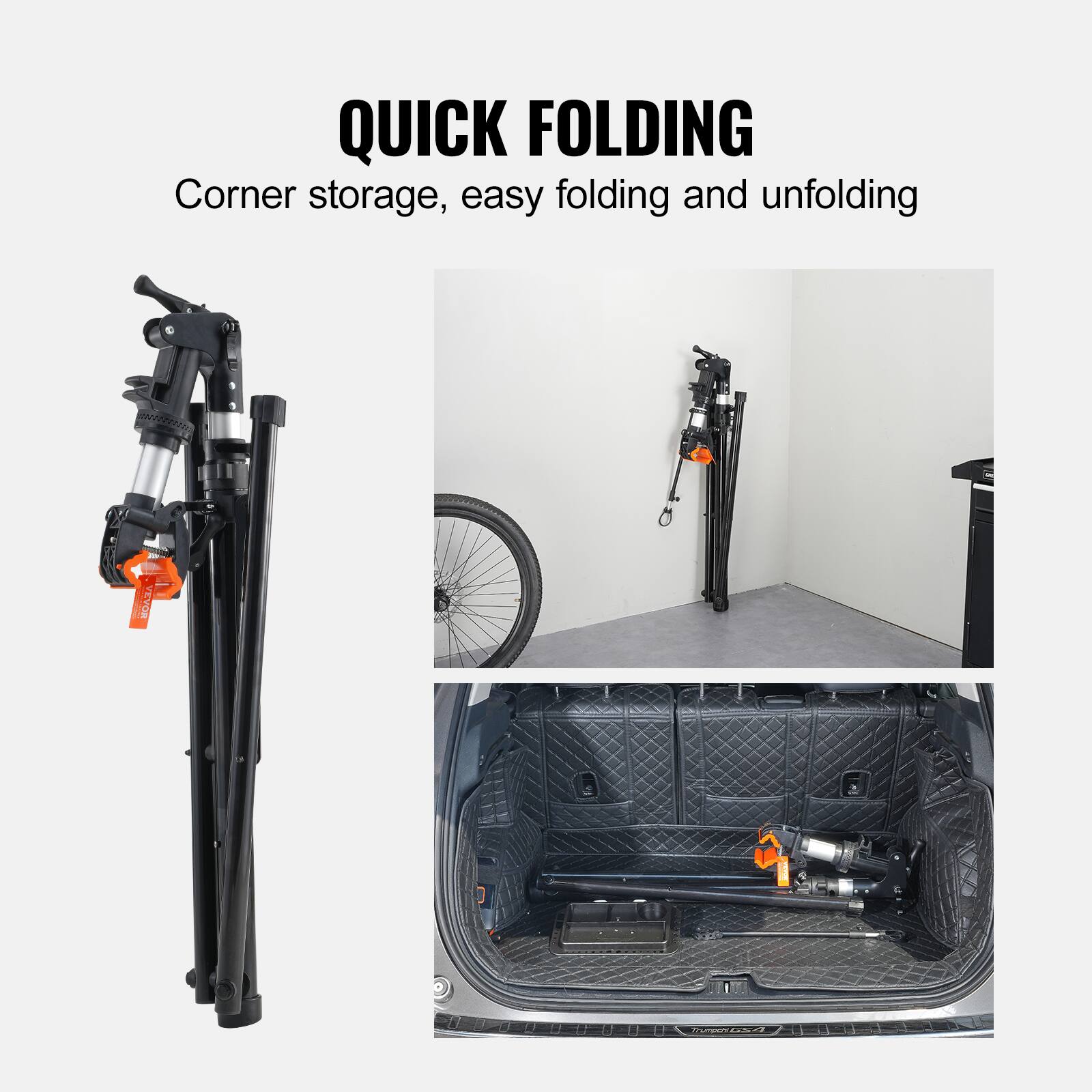 QUICK FOLDING  
Corner storage, easy folding and unfolding