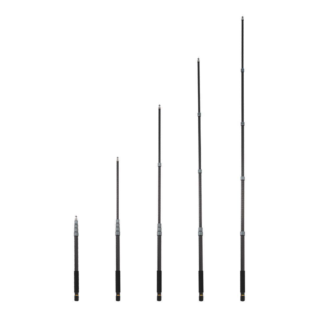 Left. Deity - Deity Microphones 8.5' 5-Section Carbon Fiber Boom Pole.