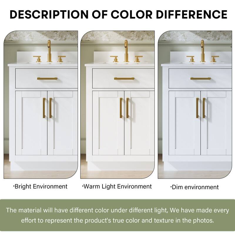 DESCRIPTION OF COLOR DIFFERENCE

Bright Environment * Warm Light Environment * Dim environment

The material will have different color under different light, We have made every effort to represent the product's true color and texture in the photos.