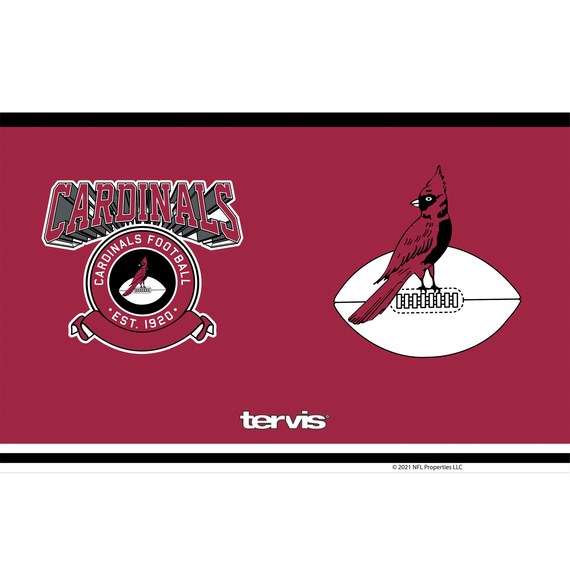 CARDINALS  
CARDINALS FOOTBALL  
EST. 1920  

tervis  

© 2021 NFL Properties LLC