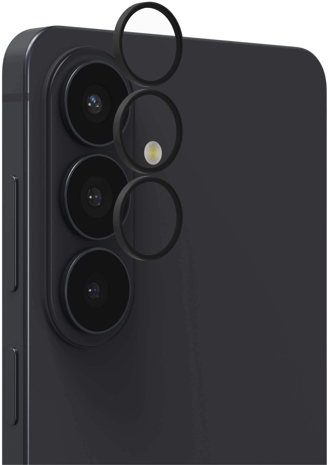 ZAGG - InvisibleShield Glass Elite Anti-Reflective Lens Protector for Samsung Galaxy S26+ - Black