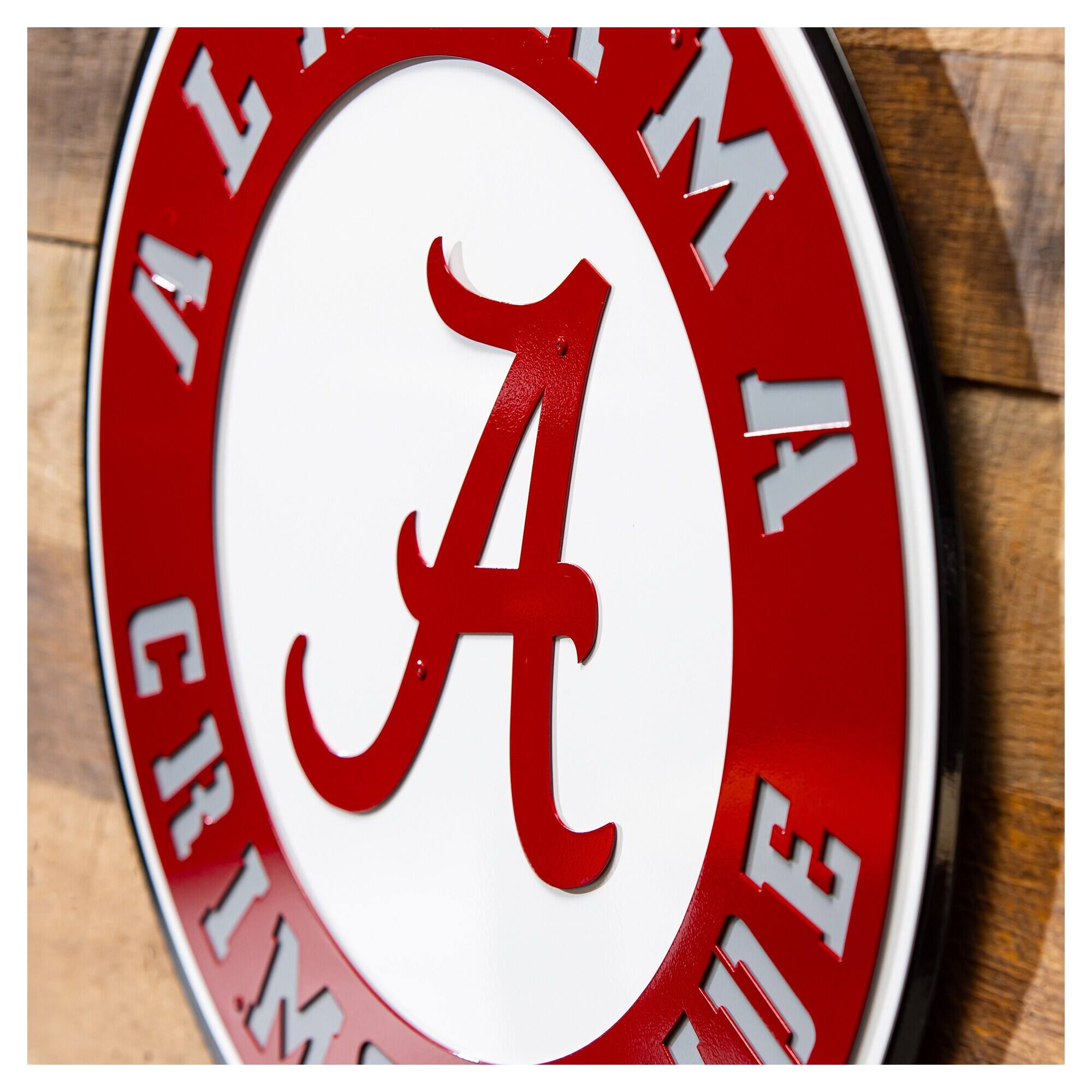 Alt View 2. Evergreen Enterprises - Alabama Crimson Tide 23" Layered Metal Wall Art Sign - Multicolor.
