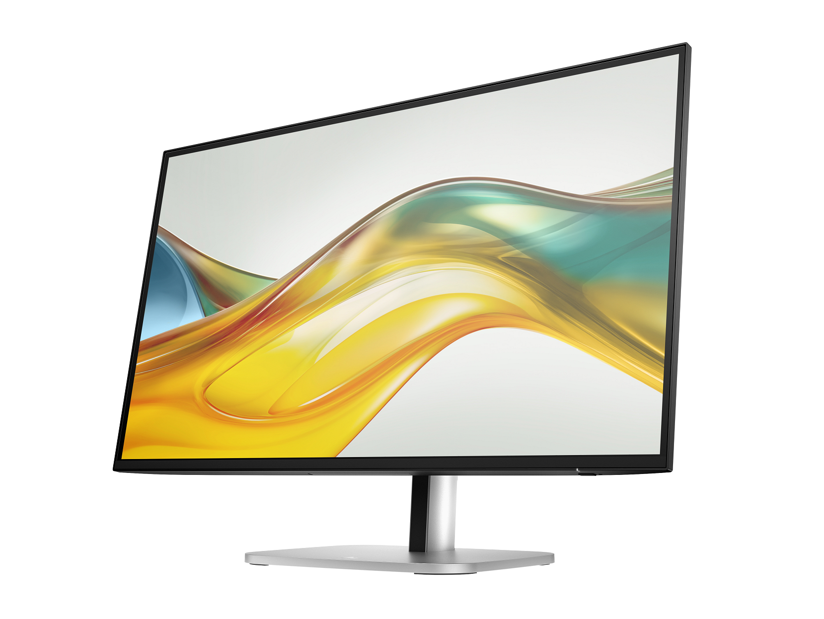 Alt View 2. HP - HP Series 5 Pro 27" QHD IPS Monitor, AntiGlare, FlickerFree, Displayport, HDMI, w/DKZ Hub & ErgoFlexy Single Mount Arm - Silver/Black.
