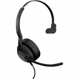 Jabra - Evolve2 50 Headset - Microsoft Teams Certification - Mono - USB Type C, USB Type A - Wired/Wireless - Bluetooth - Blue