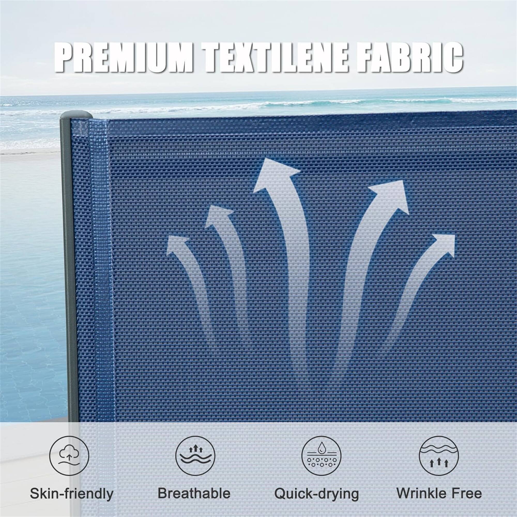PREMIUM TEXTILENE FABRIC

Skin-friendly  
Breathable  
Quick-drying  
Wrinkle Free