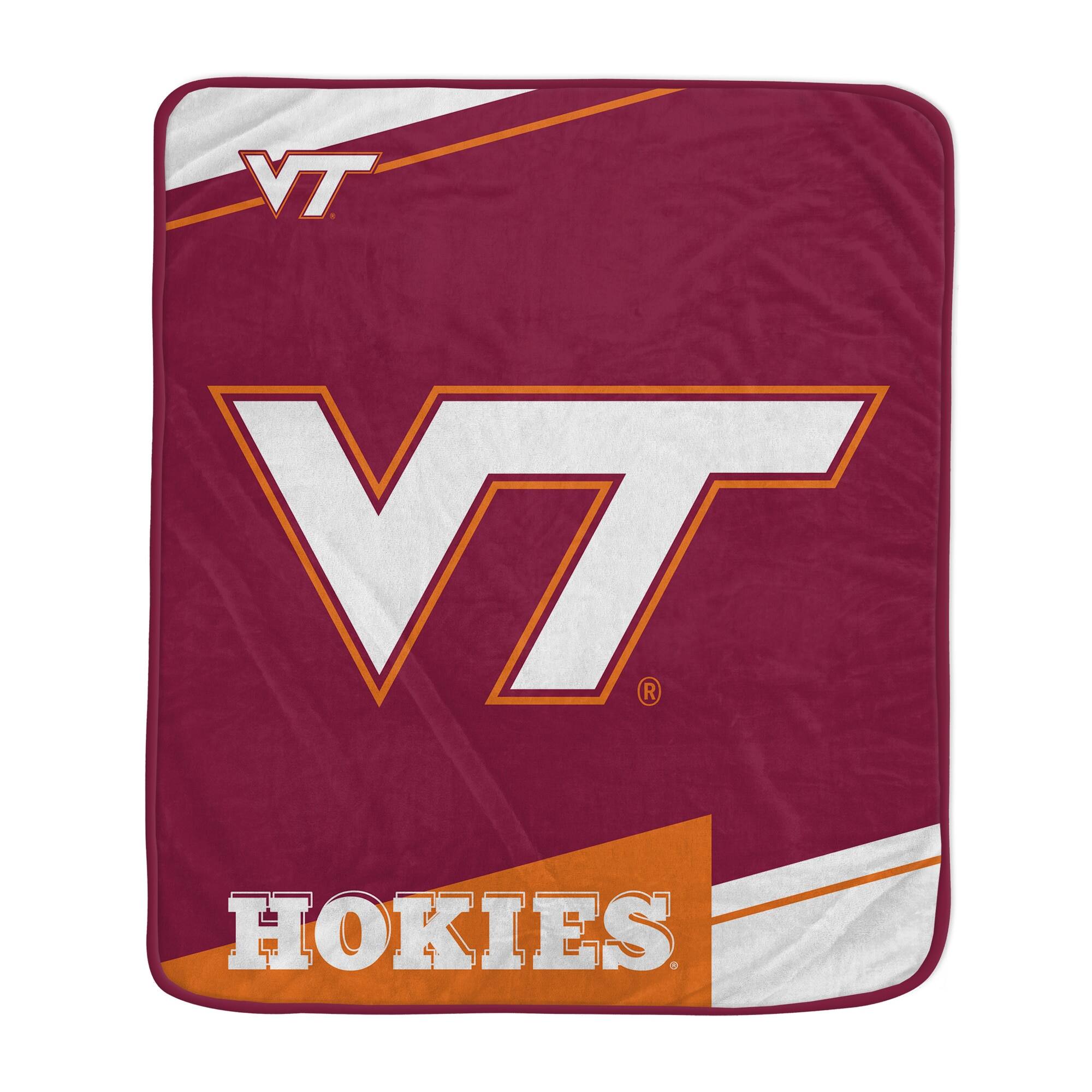 Front. Pegasus - Virginia Tech Hokies 50" x 60" Diagonal Ghost Ultra Soft Blanket - Multicolor.