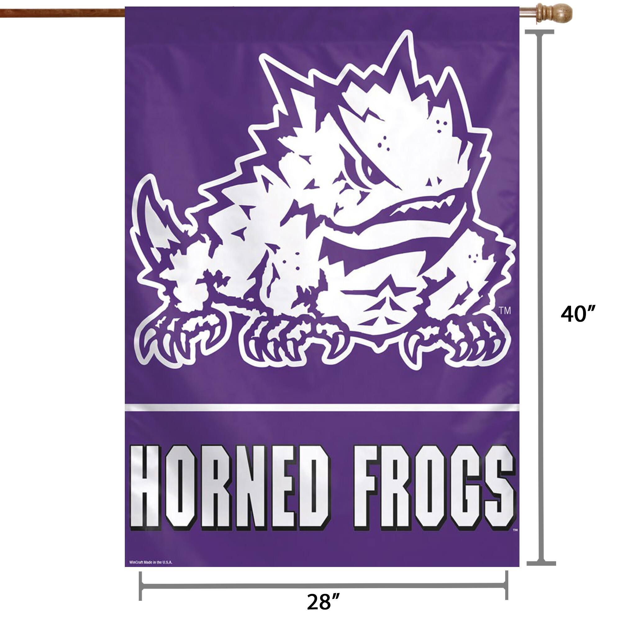 TM 40" HORNED FROGS  
28"