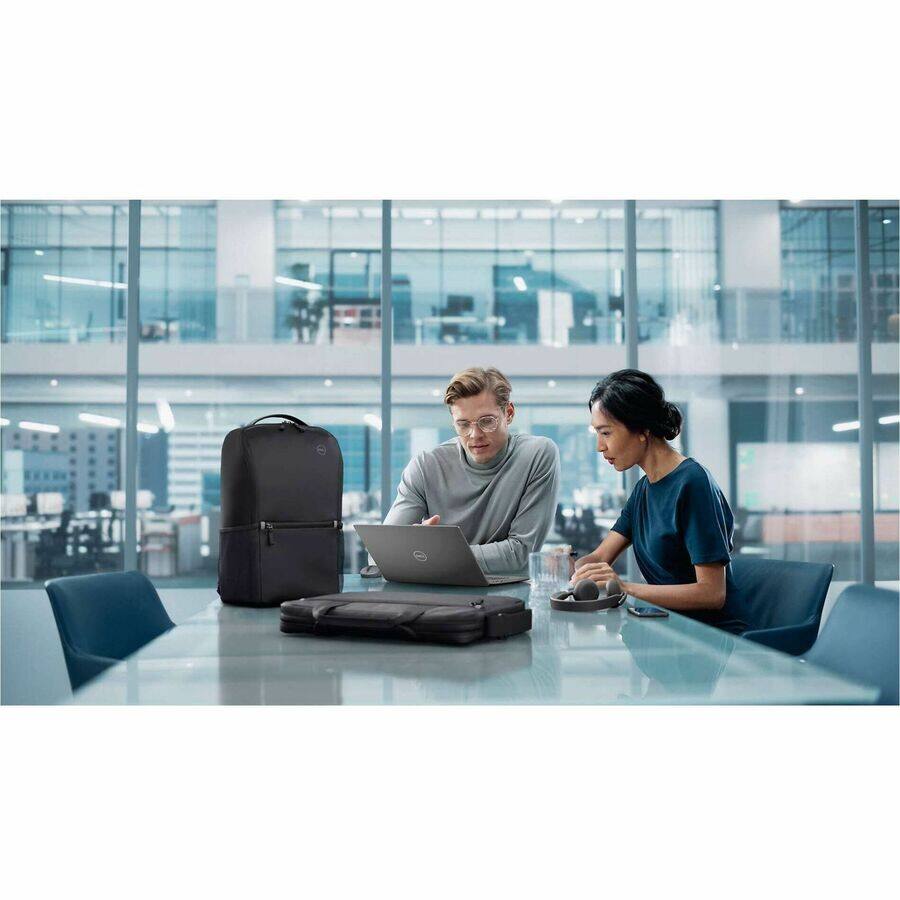 Alt View 1. Dell - Dell EcoLoop Essential Carrying Case (Backpack) for 14" to 16" Notebook, Gear, Document, Accessories - Black - Impact - Black.