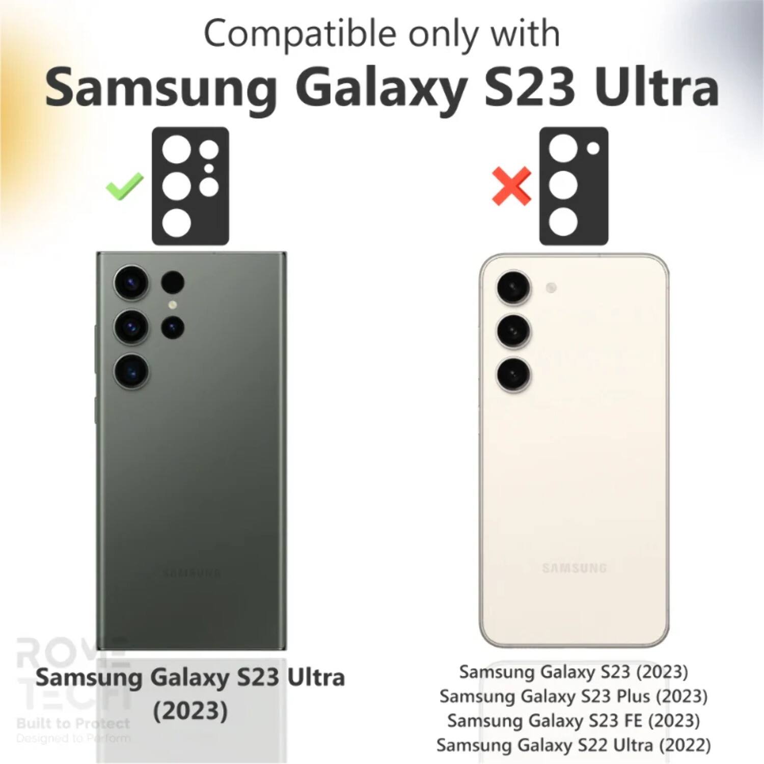 Compatible only with Samsung Galaxy S23 Ultra

Samsung Galaxy S23 Ultra Built to Protect (2023)

Designed to Perform

Samsung Galaxy S23 (2023)

Samsung Galaxy S23 Plus (2023)

Samsung Galaxy S23 FE (2023)

Samsung Galaxy S22 Ultra (2022)