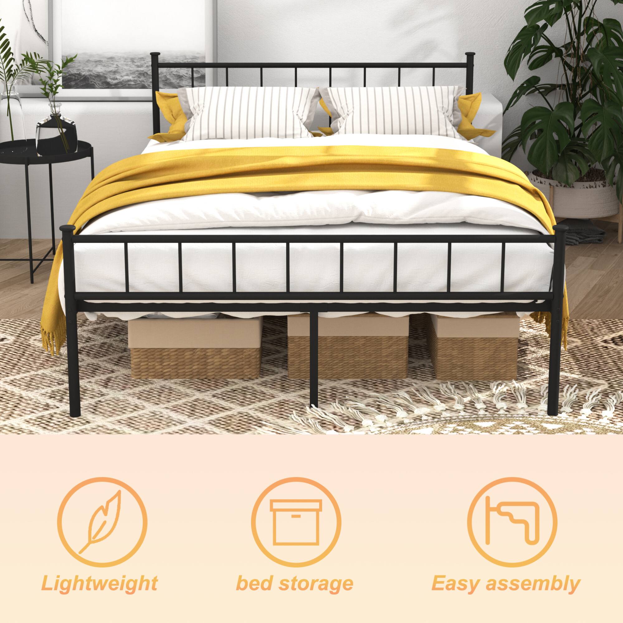 Lightweight bed storage  
Easy assembly