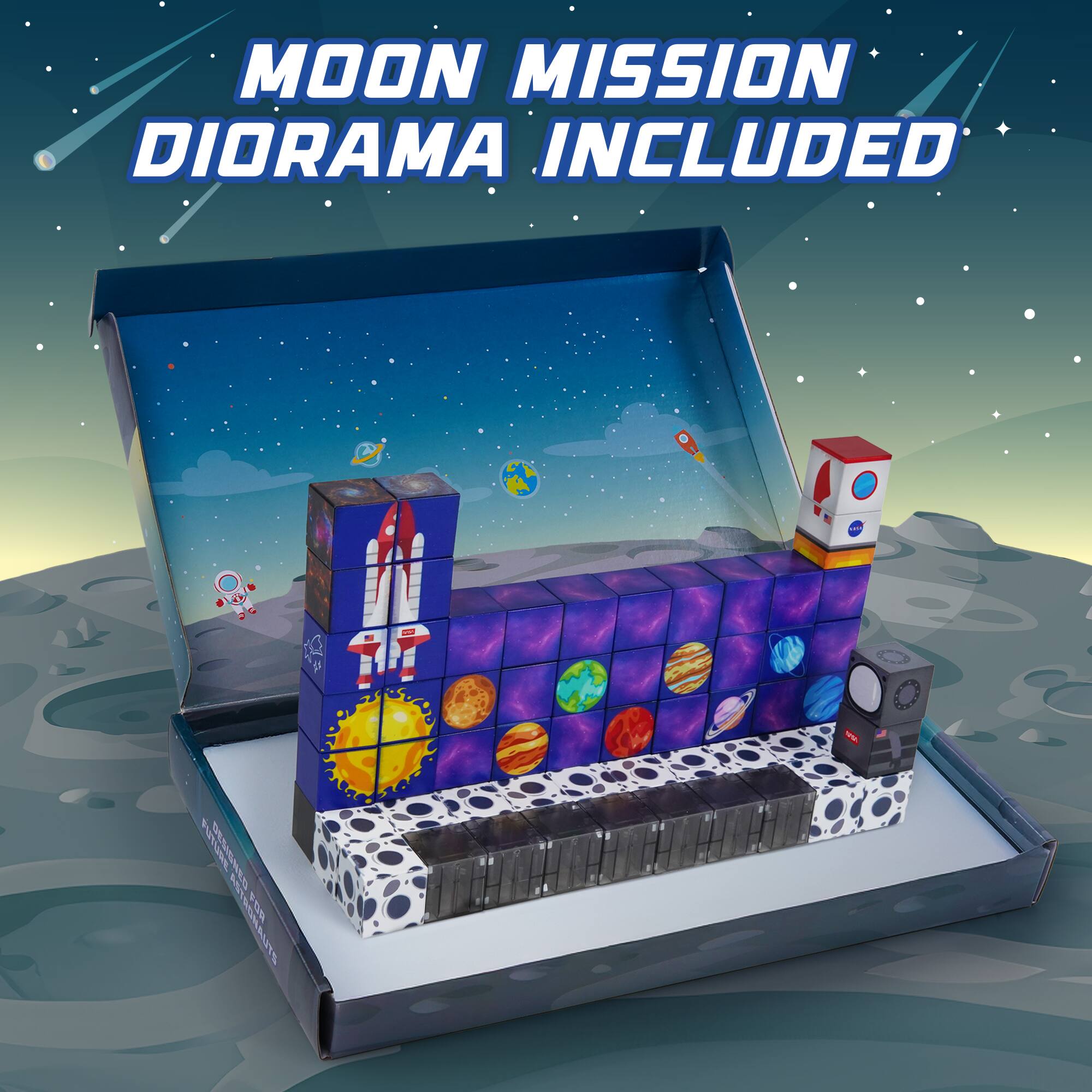 MOON MISSION DIORAMA INCLUDED