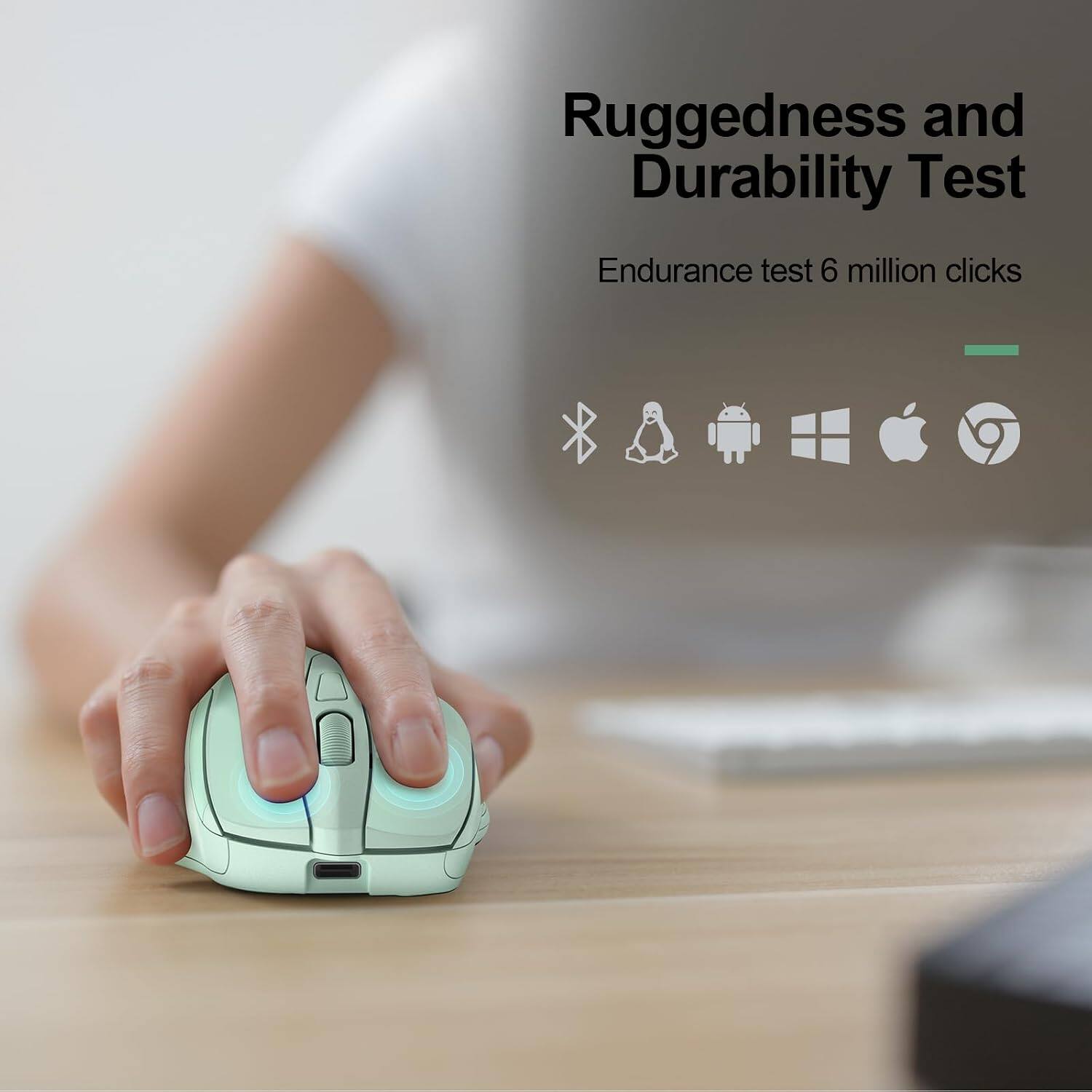 Ruggedness and Durability Test  
Endurance test 6 million clicks