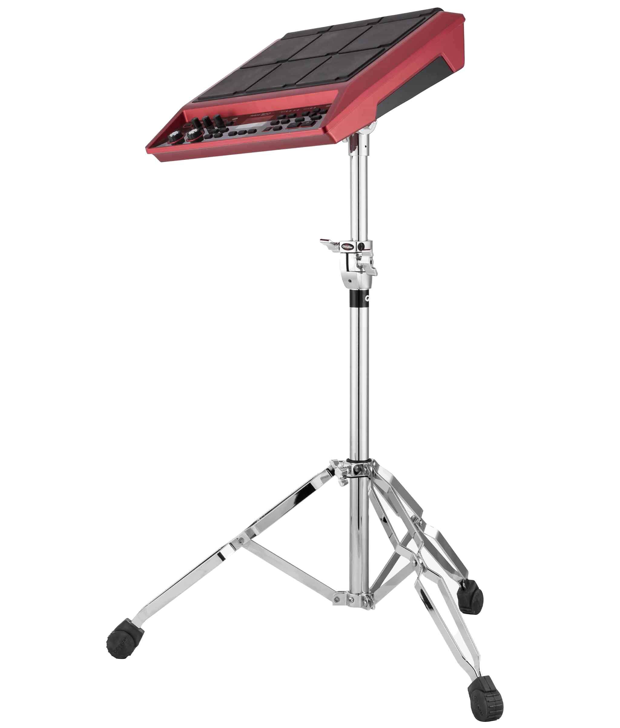 Angle. Gibraltar Hardware - Double Braced Electronics Module Stand, Heavy Duty and Height Adjustable, Drum Accessories Hardware and Parts.