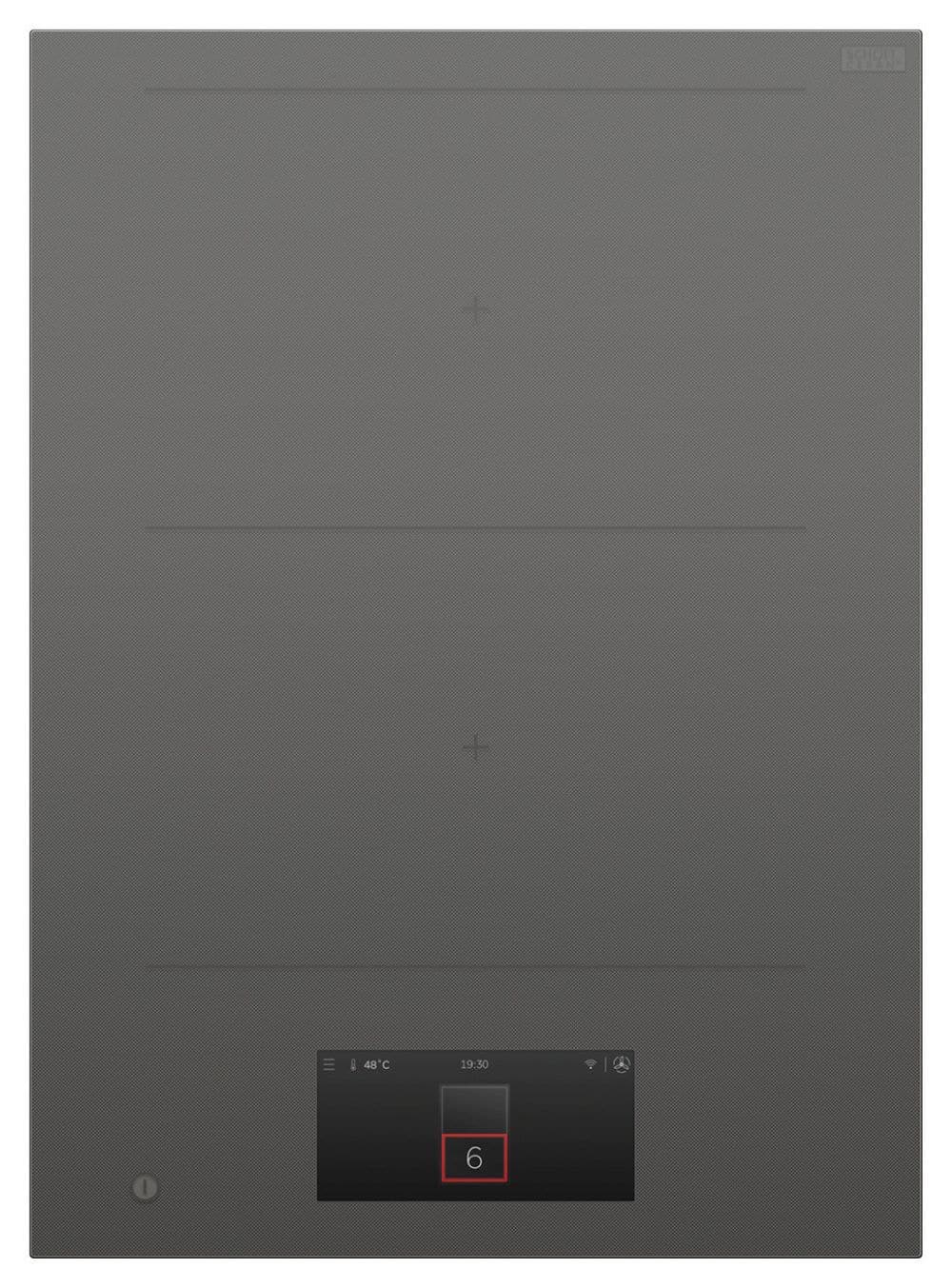 Fisher & Paykel - 15" Primary Modular Induction Cooktop, 2 Zones with SmartZone - Gray