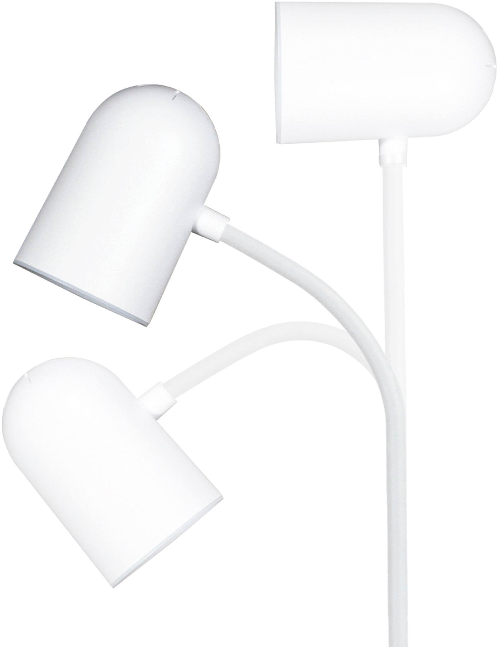 Alt View 13. OttLite - Aglow Organizer LED Desk Lamp w/Wireless Charging - White.