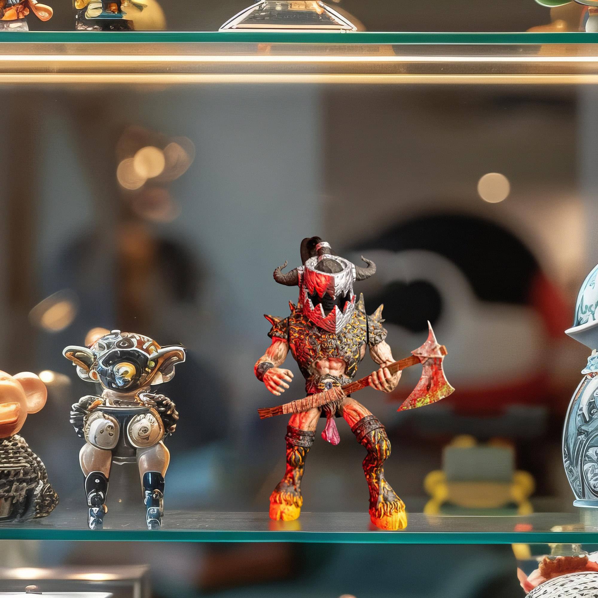 Alt View 1. Trick or Treat Studios - GWAR 5 Inch Action Figure | Balsac the Jaws of Death - Multi-Colored.