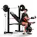 Alt View 6. HARISON - HARISON 6in1 Weight Bench Set with Racks,Leg Extension,Preacher Curl&Resistance Bands,Workout Bench 660LB (BBG30813) - black.