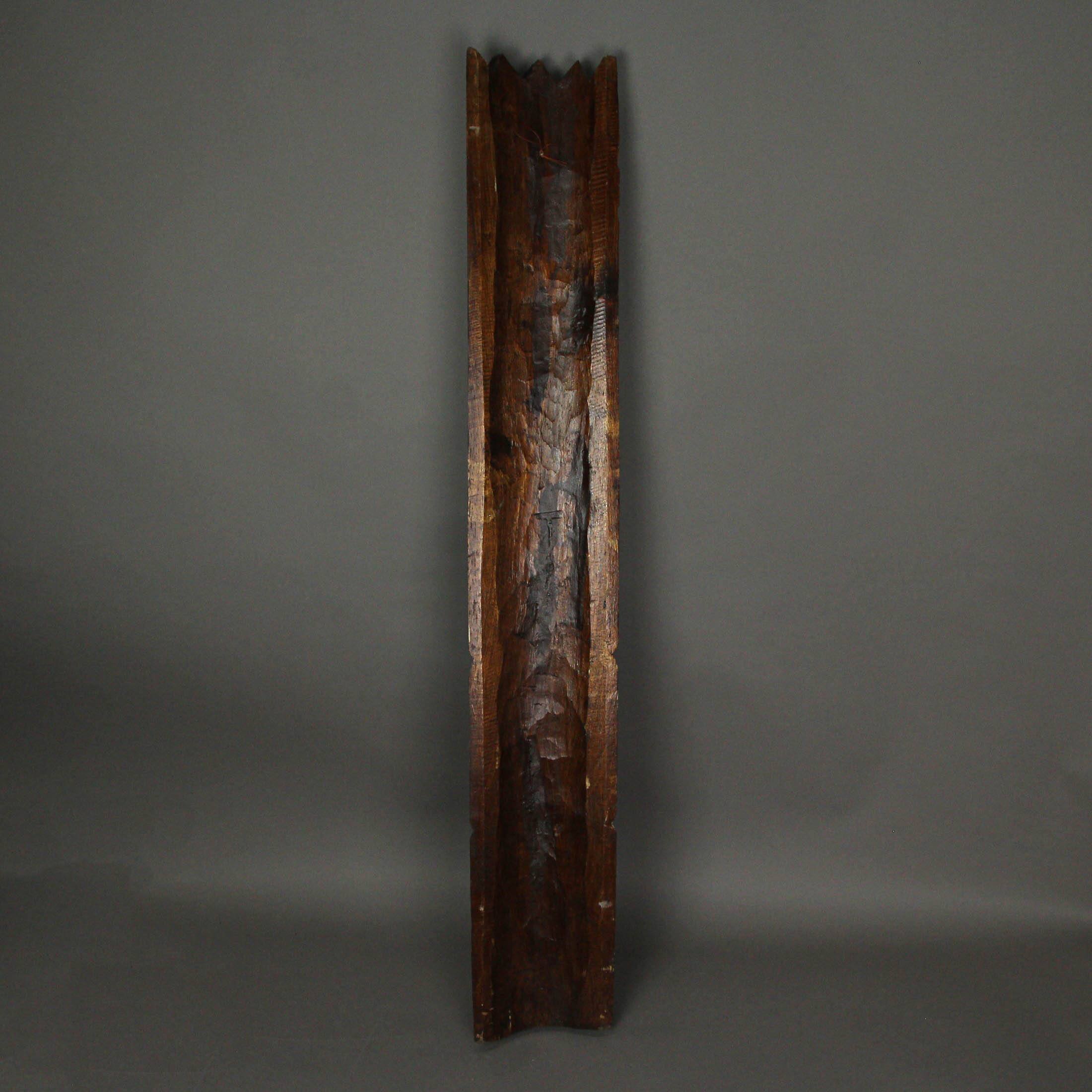 Alt View 3. Zeckos - 40 Inch Carved Wood Tiki God Masks Tropical Beach Hawaiian Home Decor Set of 3 - Brown.