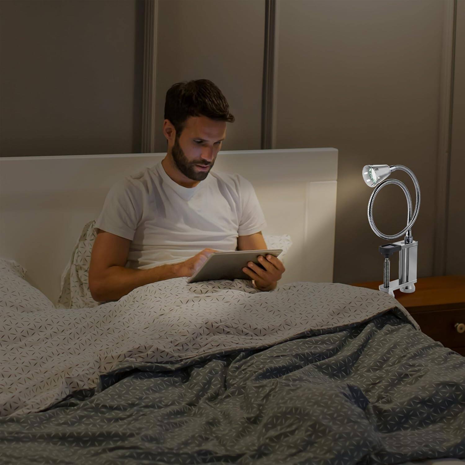 Alt View 7. Sorbus - LED Concepts BBQ Grill Lights Magnetic Base Super-Bright LED Lights-360 Degree Flexible Gooseneck, Weather Resistant - Silver 2 Pack.