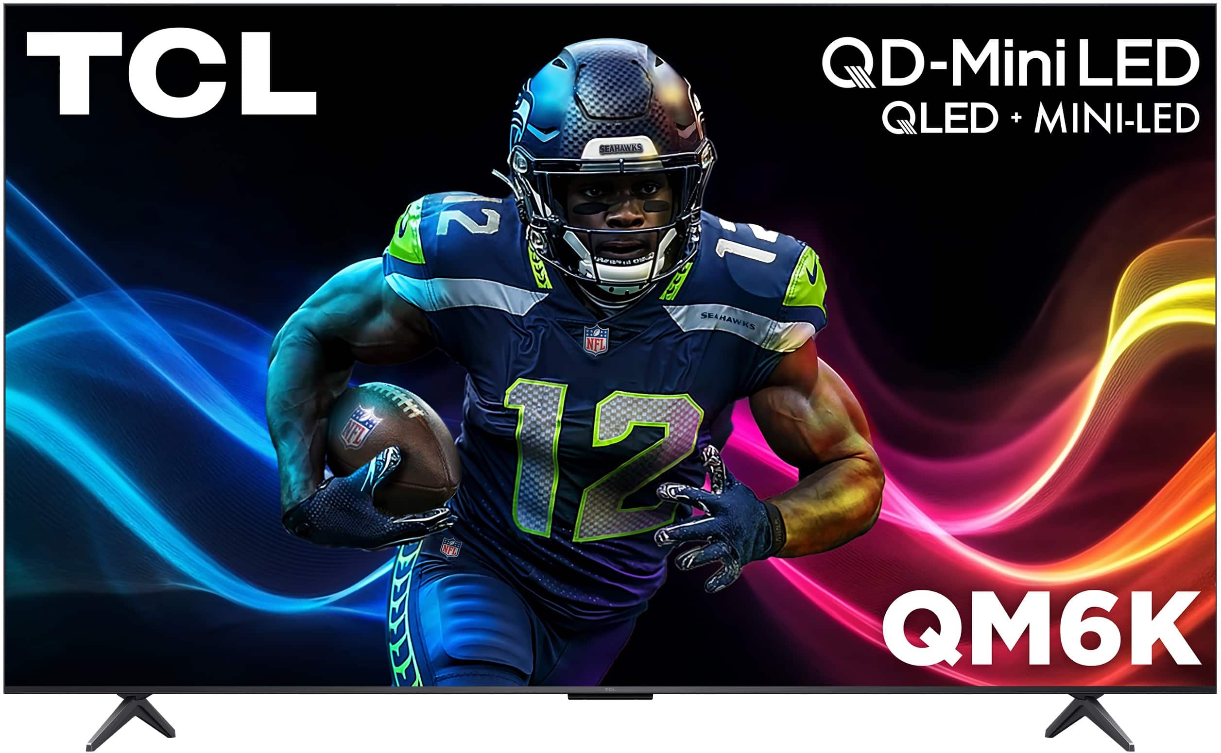TCL - 85" Class QM6K Series 4K UHD HDR QD Mini LED Smart TV with Google TV (2025) - Front_Zoom