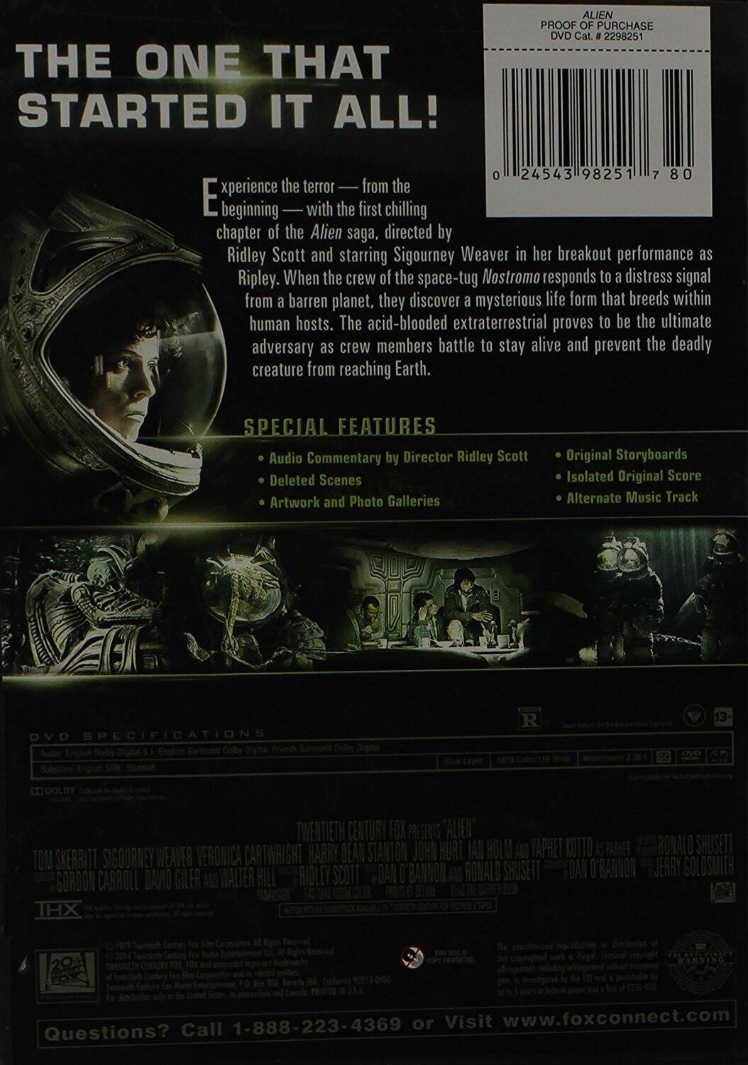 Alt View 1. Alien   - DVD.