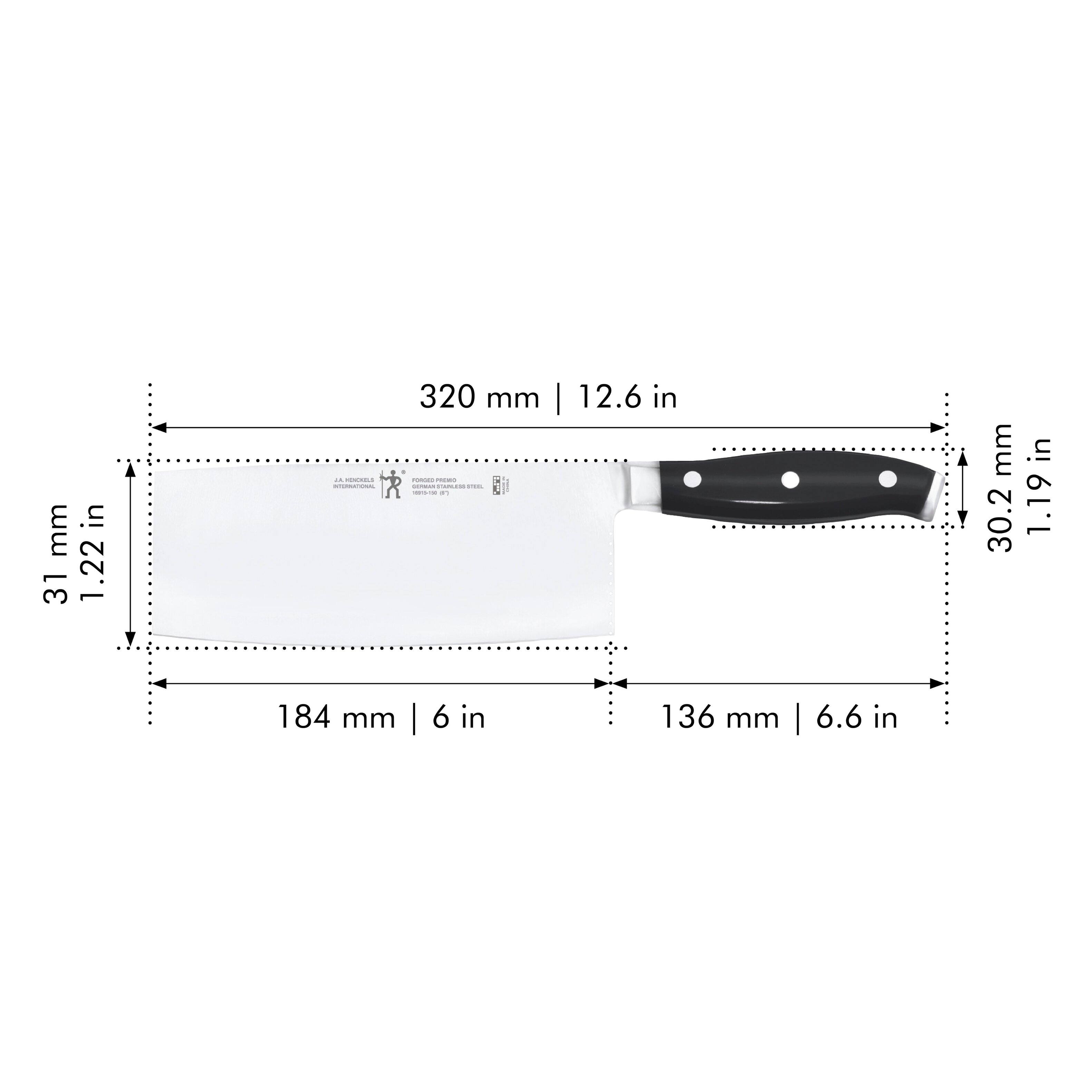 - 320 mm | 12.6 in
- 184 mm | 6 in
- 136 mm | 6.6 in
- 30.2 mm | 1.19 in
- 31.22 mm | 1.22 in