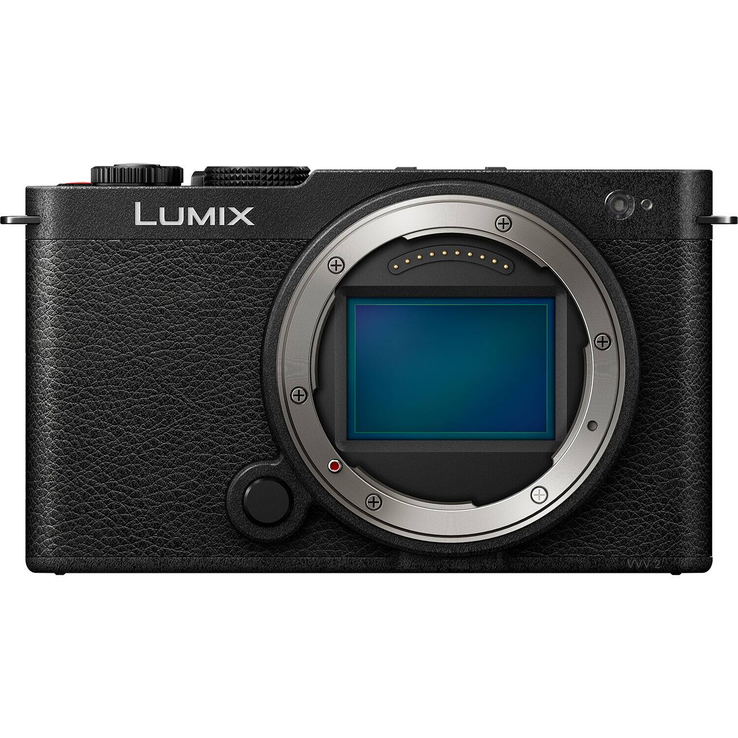 Alt View 1. Panasonic - Panasonic LUMIX S9 Mirrorless Full Frame Compact Camera Body (DC-S9BODYK) Black - Black.