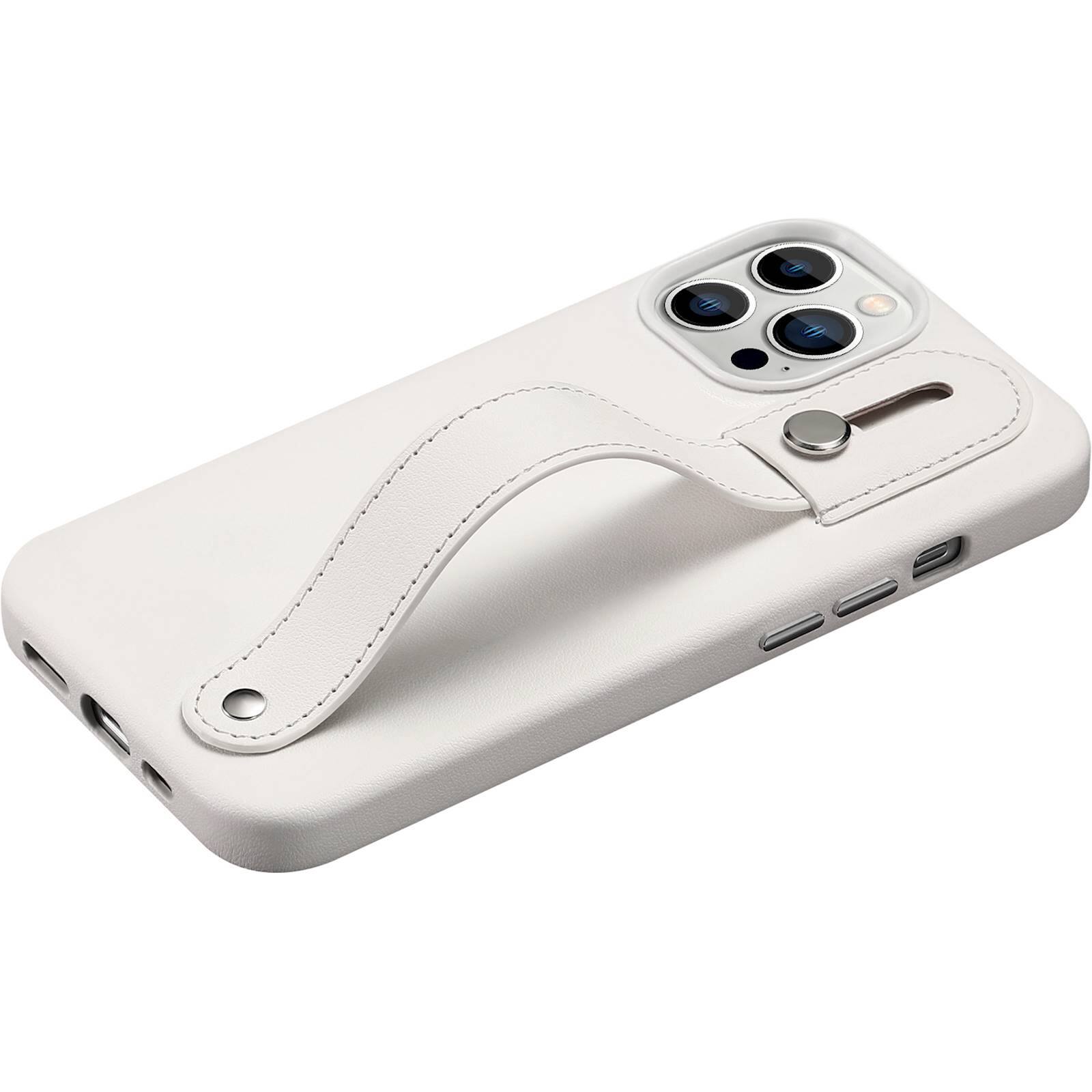 Alt View 14. SaharaCase - FingerGrip Series Case with Strap for Apple iPhone 13 Pro - White.