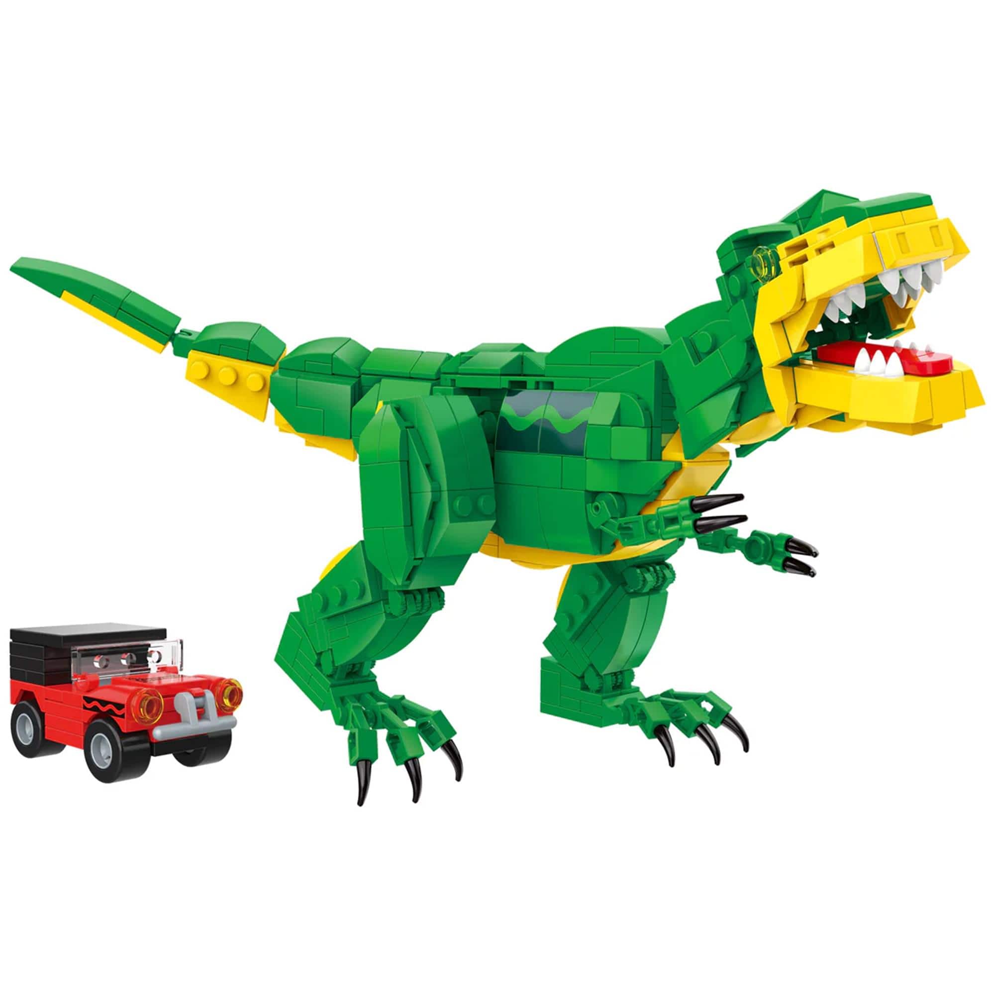 Crayola - Tyrannosaurus Rex 463-Piece Brickcraft Building Set - Green