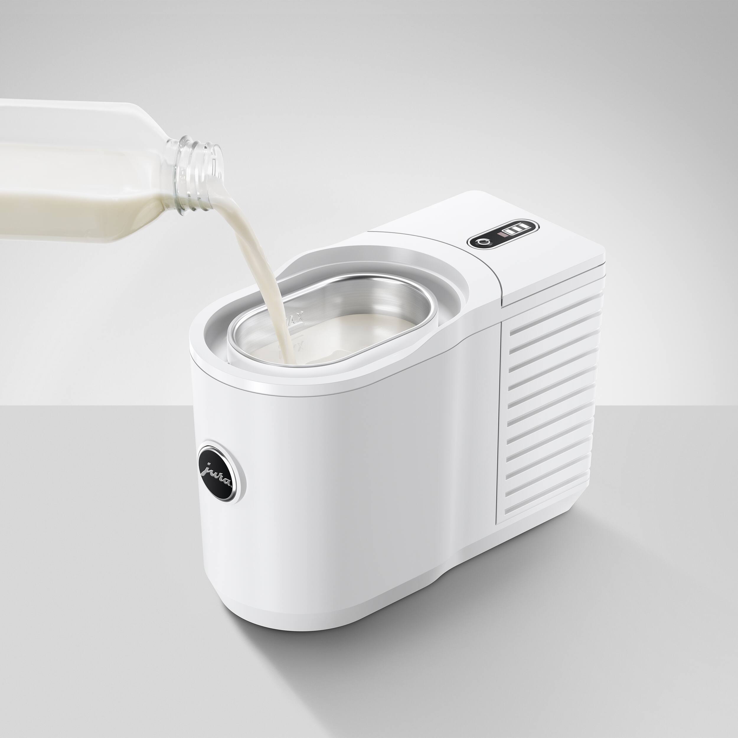 Left. JURA - Cool Control 0.6L(20 oz) Milk Cooler - White.