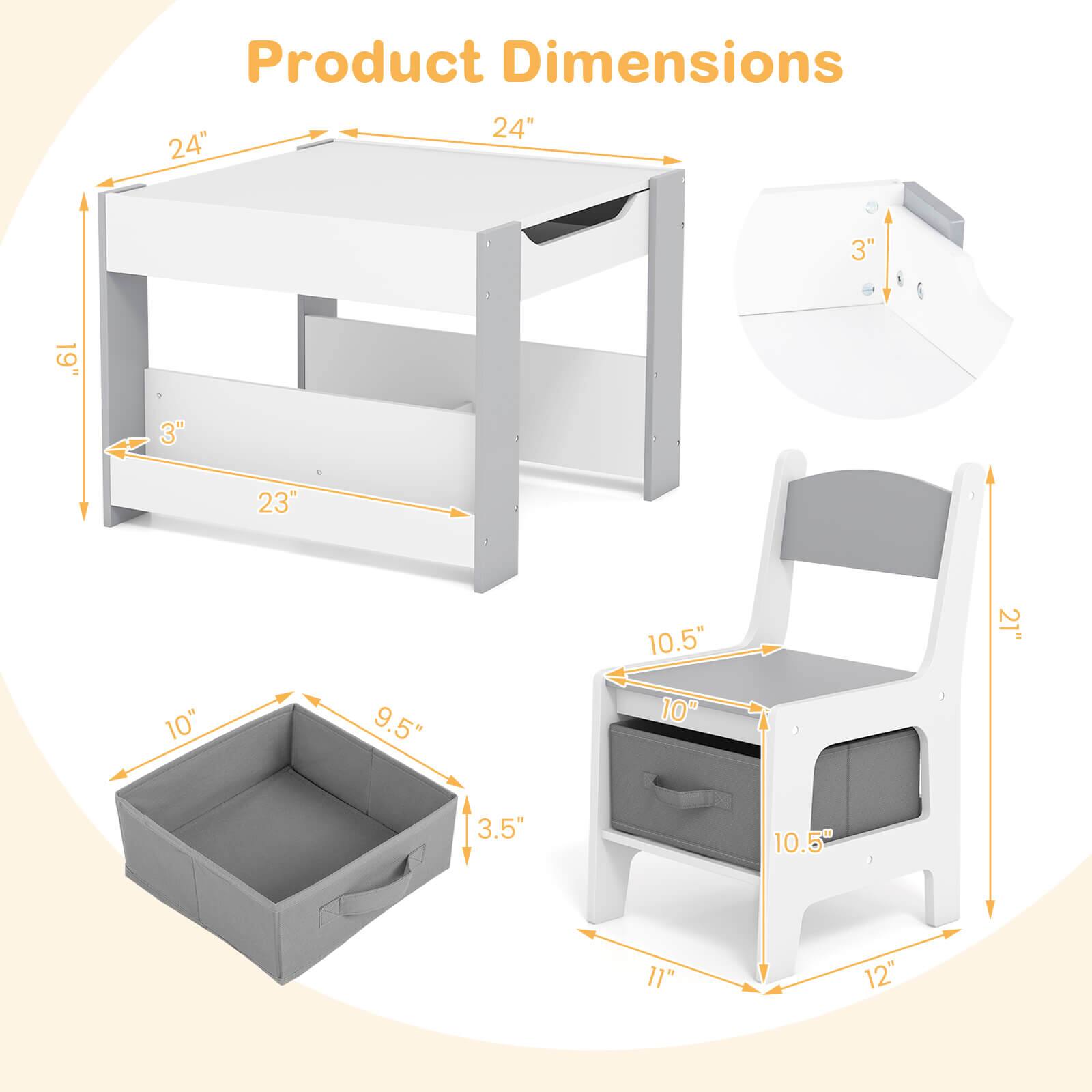 Product Dimensions: 24" x 24" x 3" (19" x 3" x 10.5" x 23" x 10" x 9.5" x 10" x 3.5" x 10.5" x 11" x 12")