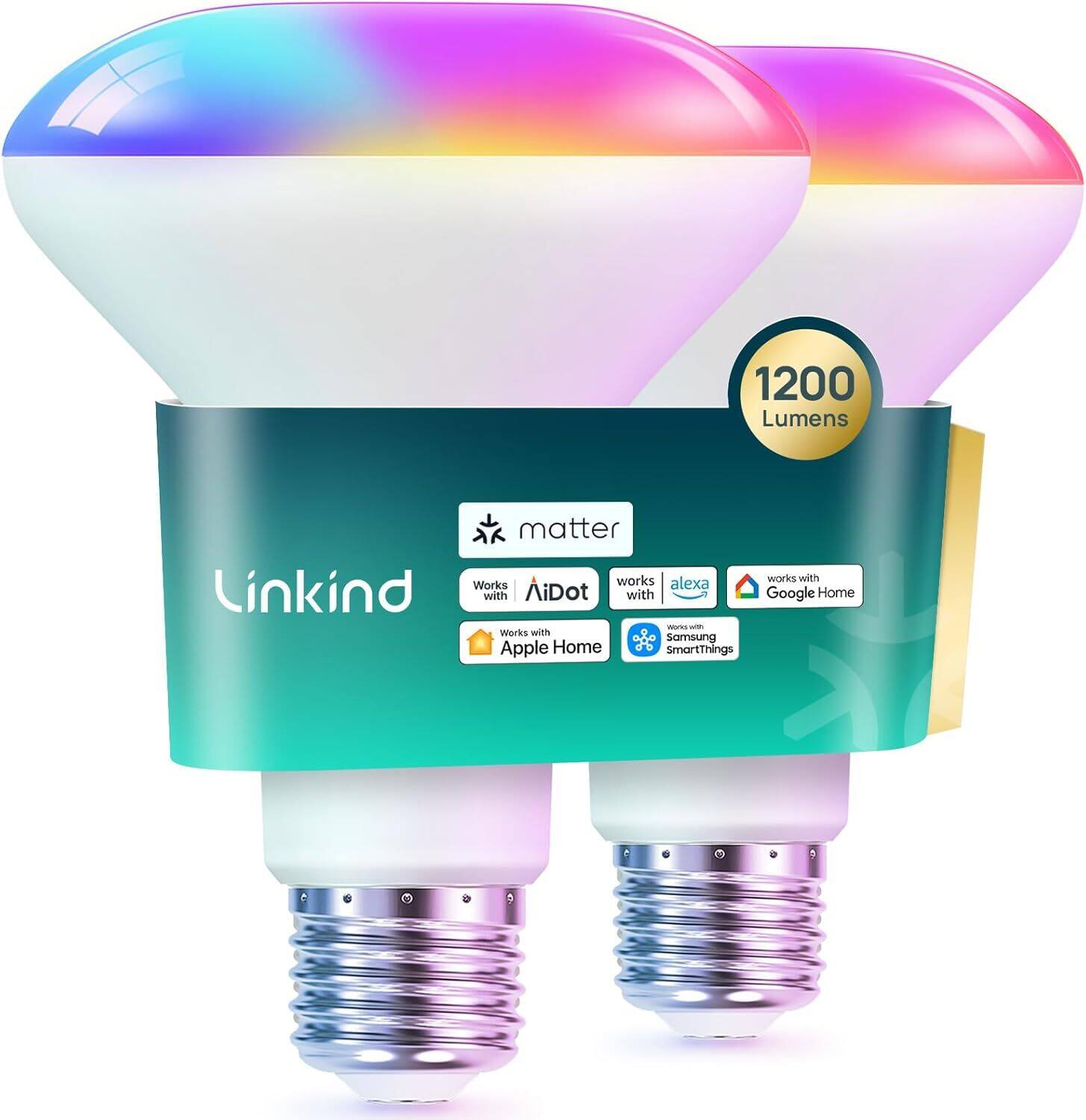 1200 Lumens
Linkind
matter
Works with
- Alexa
- Google Home
- Samsung SmartThings
- Apple Home
- AiDot
- Works with Google Home