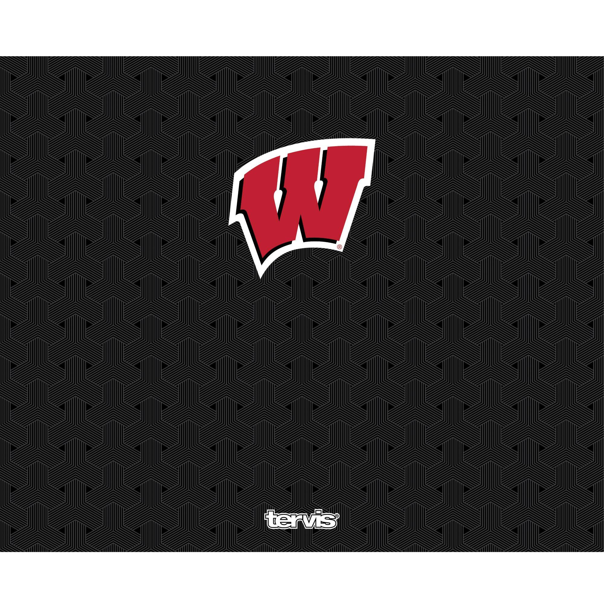 Alt View 1. Tervis - Wisconsin Badgers 40oz. Weave Wide Mouth Water Bottle - Multicolor.
