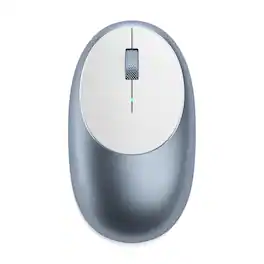 Satechi - M1 Wireless Mouse with Rechargeable Type C Port, Bluetooth Mouse for MacBook, Mac Pro, iMac, Mac Mini, iPad, and Windows - Wireless - Blue
