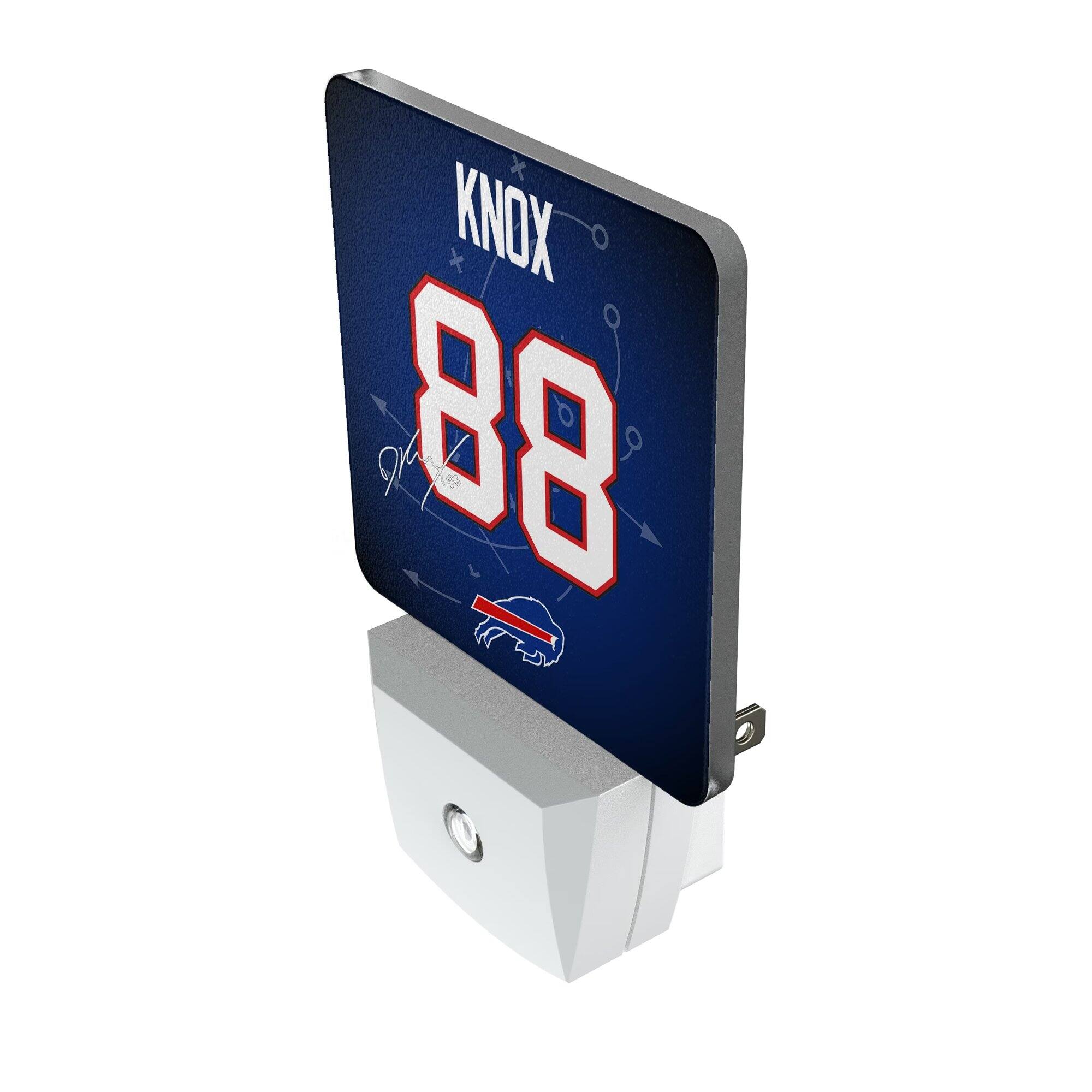 Alt View 1. Keyscaper - Dawson Knox Buffalo Bills Nightlight 2-Pack - Multicolor.