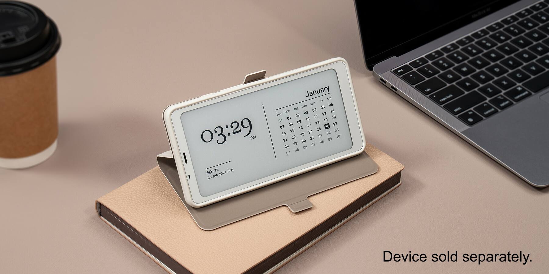 Device sold separately.