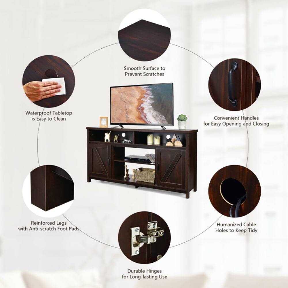 Smooth Surface to Prevent Scratches  
Waterproof Tabletop is Easy to Clean  
Convenient Handles for Easy Opening and Closing  
Reinforced Legs with Anti-scratch Foot Pads  
Humanized Cable Holes to Keep Tidy  
Durable Hinges for Long-lasting Use