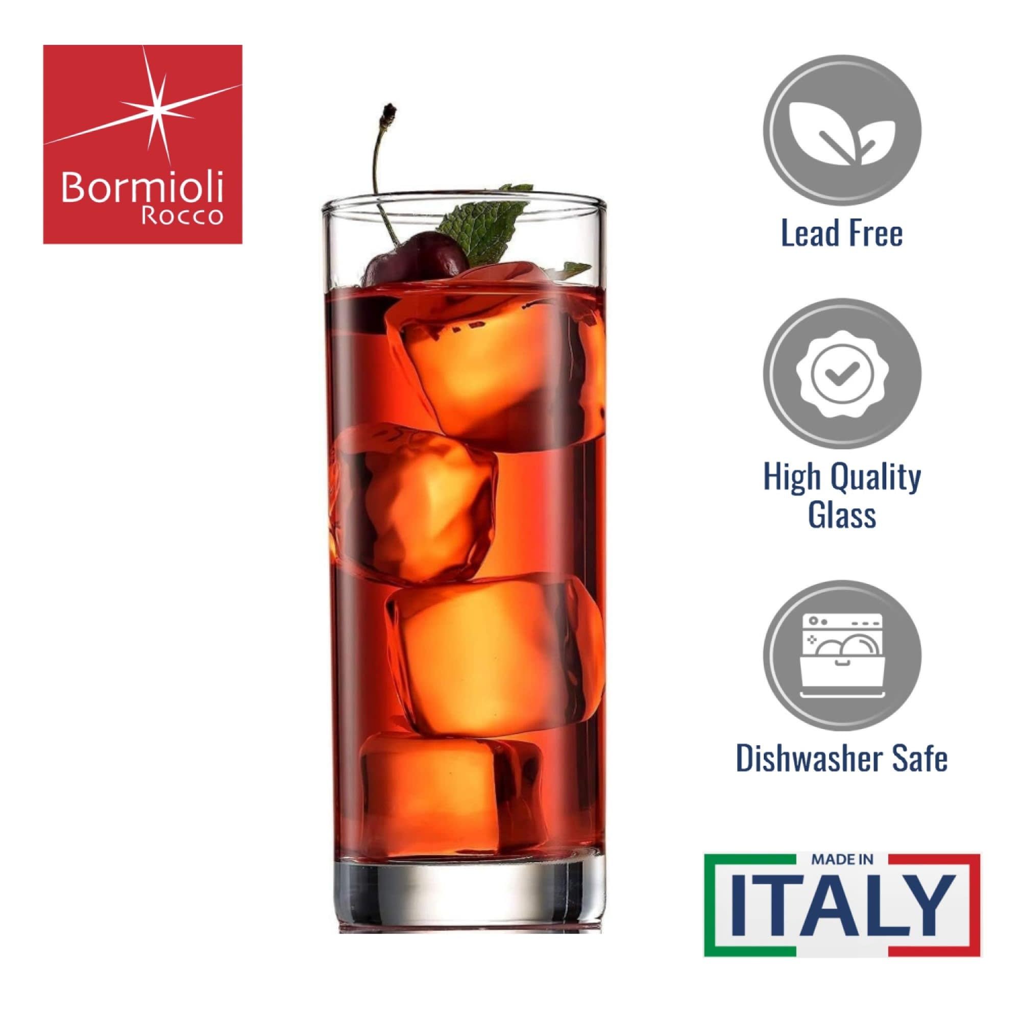 Bormioli Rocco Lead Free High Quality Glass Dishwasher Safe MADE IN ITALY